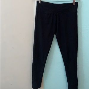 Calvin Klein Small Black Leggings, Leg Zipper